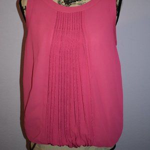 Fuschia Sleeveless Blouse